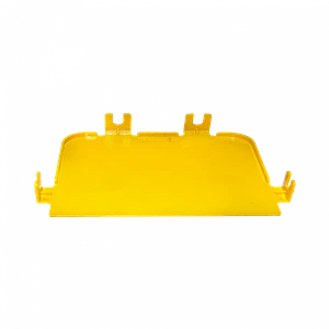 CCA-120-TF. 120x100mm Tapa Final Amarilla PC+ABS LSZH Hembra req/CC-120