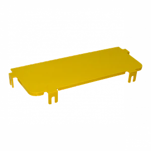  Tapa Final Amarilla, PC+ABS LSZH, Hembra, 240x100mm, Requiere CC-240