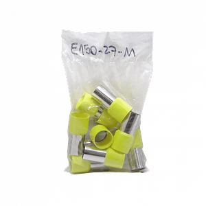 Amarill 150,0mm2 27/53,0mm 10un 300MCB Ferrules Terminal Aislado Crimp