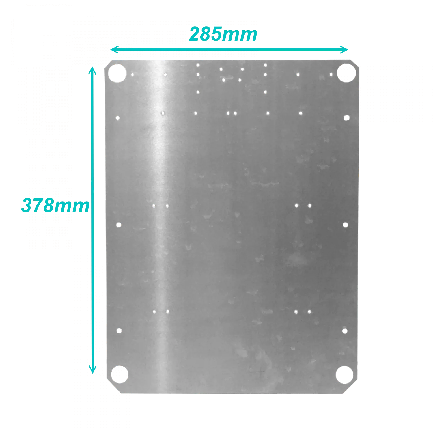 Placa Aluminio ALTELIX NP1714 2mm 285x378mm para Caja NP171406xx 1