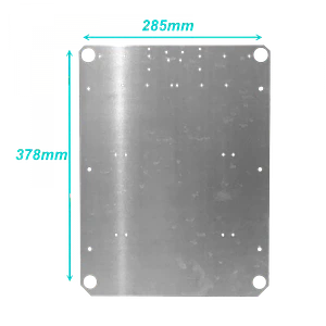 Placa Aluminio ALTELIX NP1714 2mm 285x378mm para Caja NP171406xx