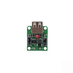 Interior 6-20V-in 12V-in 5V/2A-out USB-AH s/Cables inc-Caja 40x30x12mm