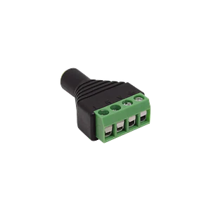 Conector A/V 4-Pin Jack 3.5mm Hembra a Regleta Terminal