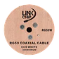 RG59 305mt Blanco Aleacion-CCS Cable Coaxial RG-59 - Miniatura 1