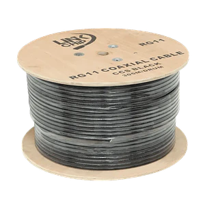 Cable Coaxial RG11 305m Negro - Aleación CCS, CCTV
