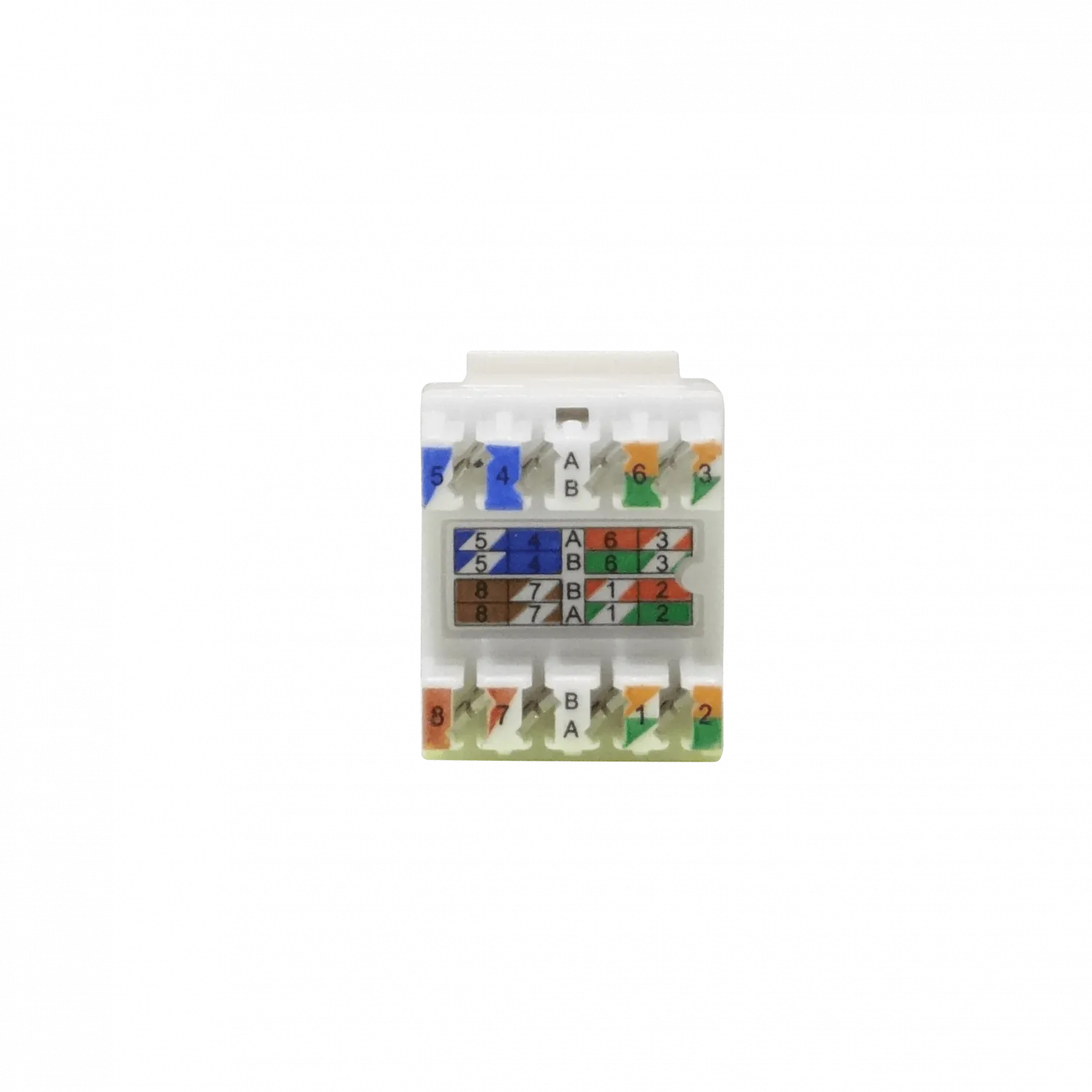 Keystone Furukawa KP5WF Cat5e UTP Multilan hembra RJ45 blanco 1