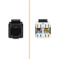 Keystone Furukawa KP5NF Cat5e UTP Multilan hembra RJ45 negro - Miniatura 1