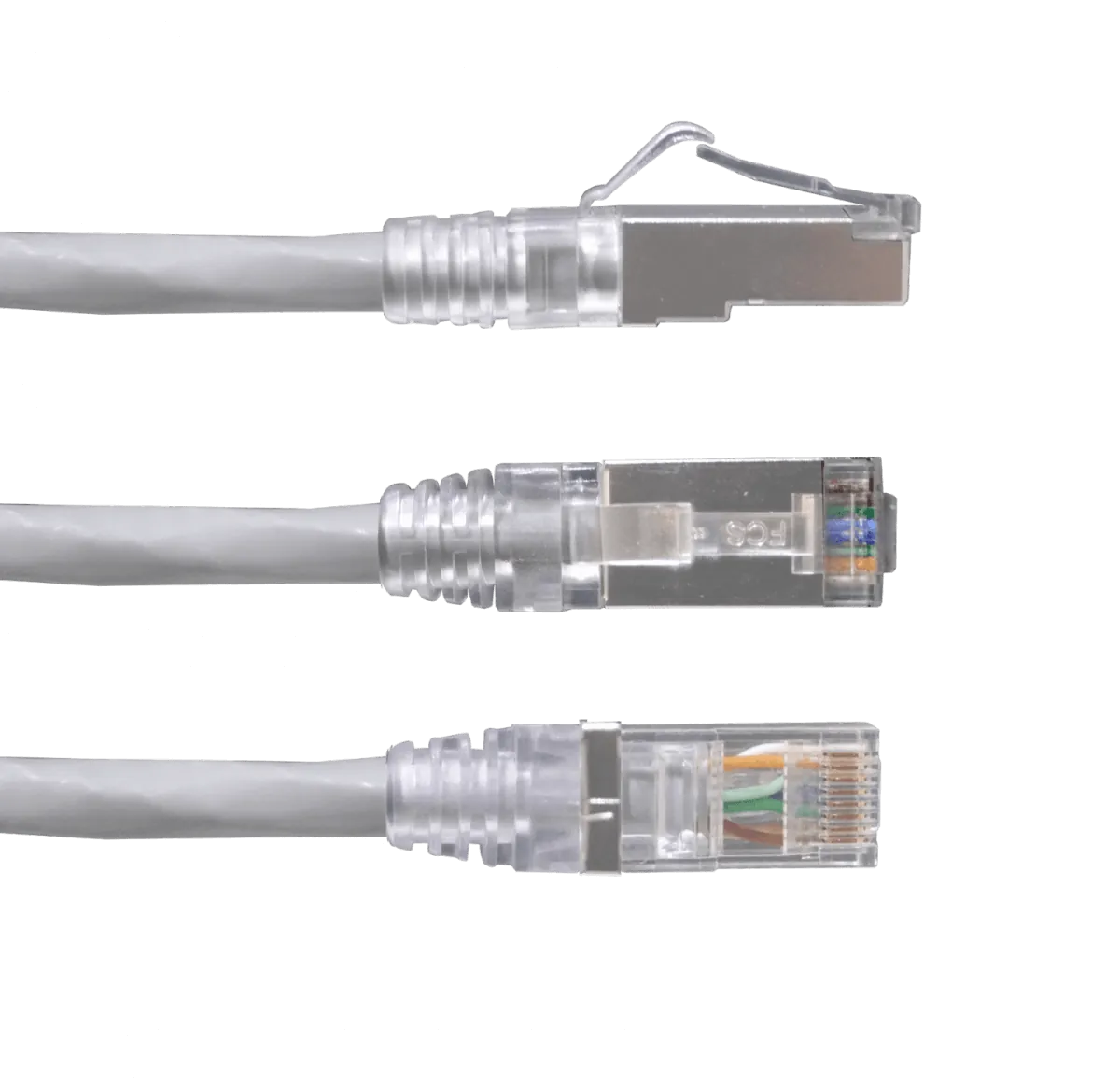 Cable Patch Furukawa Cat6a 1mt Gris F/UTP LSZH RJ45 Gigalan 1