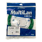 Cable Patch Furukawa Cat5e 3mt Verde U/UTP CM RJ45 Multilan - Miniatura 1
