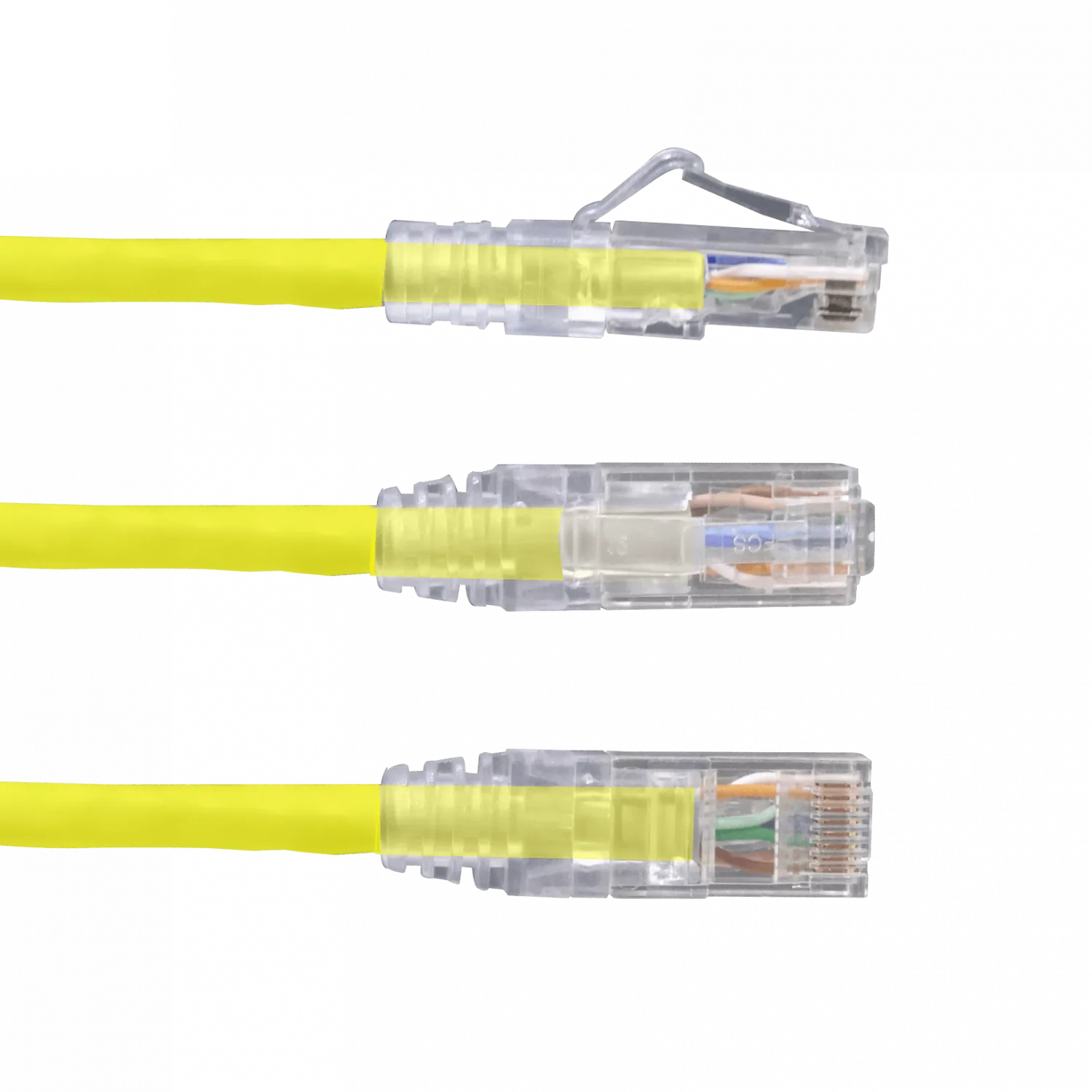 Cable Patch Furukawa Cat6 1mt Amarillo U/UTP LSZH RJ45 Gigalan 1
