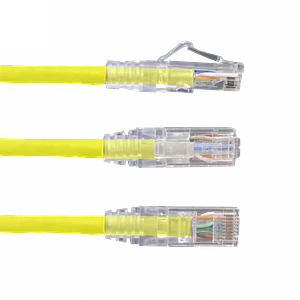 Cable Patch Furukawa Cat6 1mt Amarillo U/UTP LSZH RJ45 Gigalan