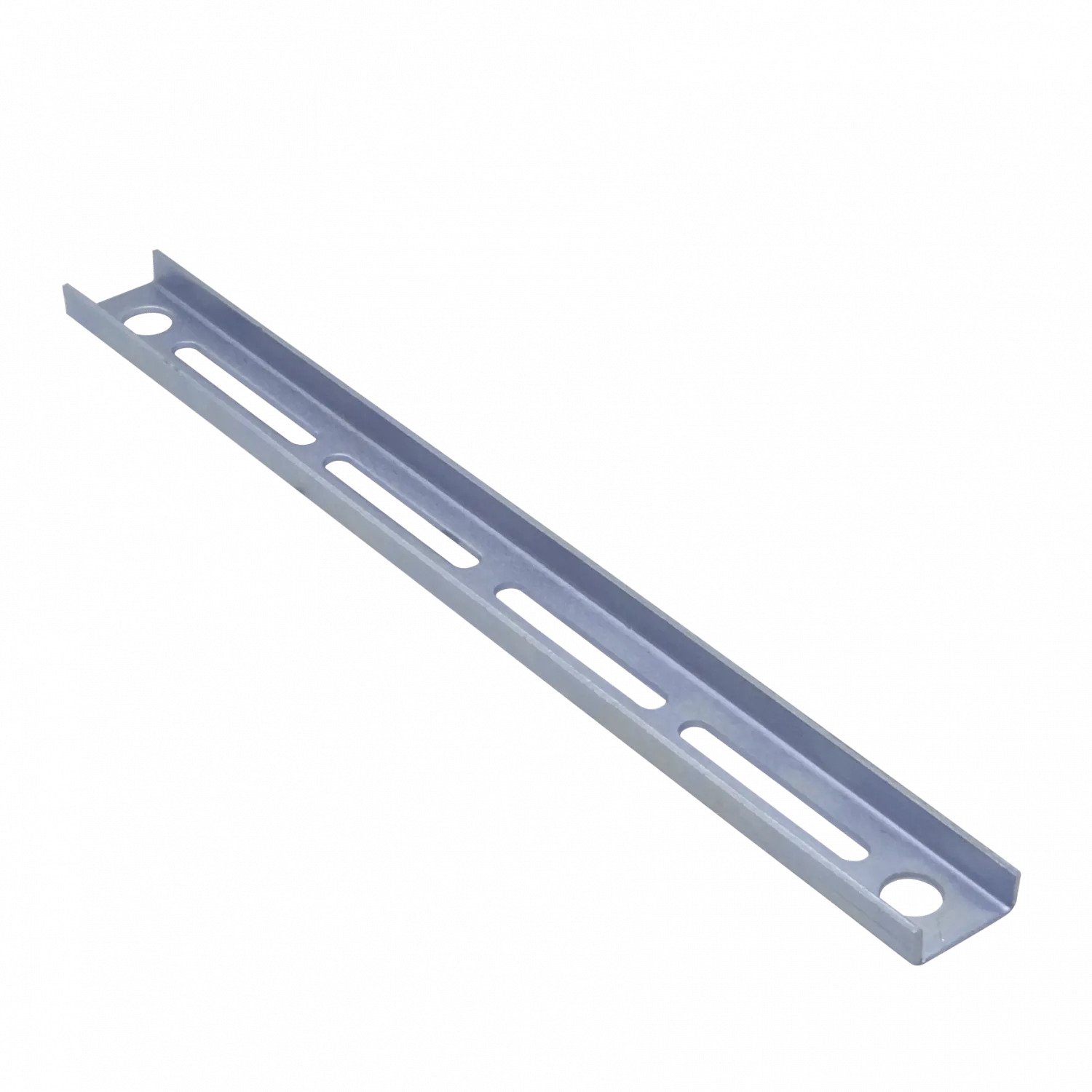 Barra metálica ranurada CCA-40B, 40 cm, soporte para CC-240 (400×39×14 mm) 1