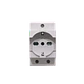 Enchufe c/Tierra Schuko-Chile 10/16A p/RielDin Ancho-44mm Certificable - Miniatura 1