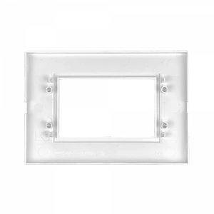 KALOP Placa Zen 3-Puestos Basica Blanco Tapa 3-Modulo 128x89mm KS41510