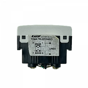 KALOP Blanco Toma Telefonica RJ11 6P4C req/KEP-A KL40321