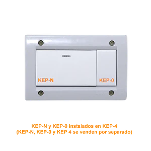 KALOP Blanco Modulo Ciego KL40570 requiere bastidor KEP-A
