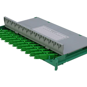Bandeja 12-E2000/APC p/Cabecera tipo ODF incluye pigtails-SM y coplas