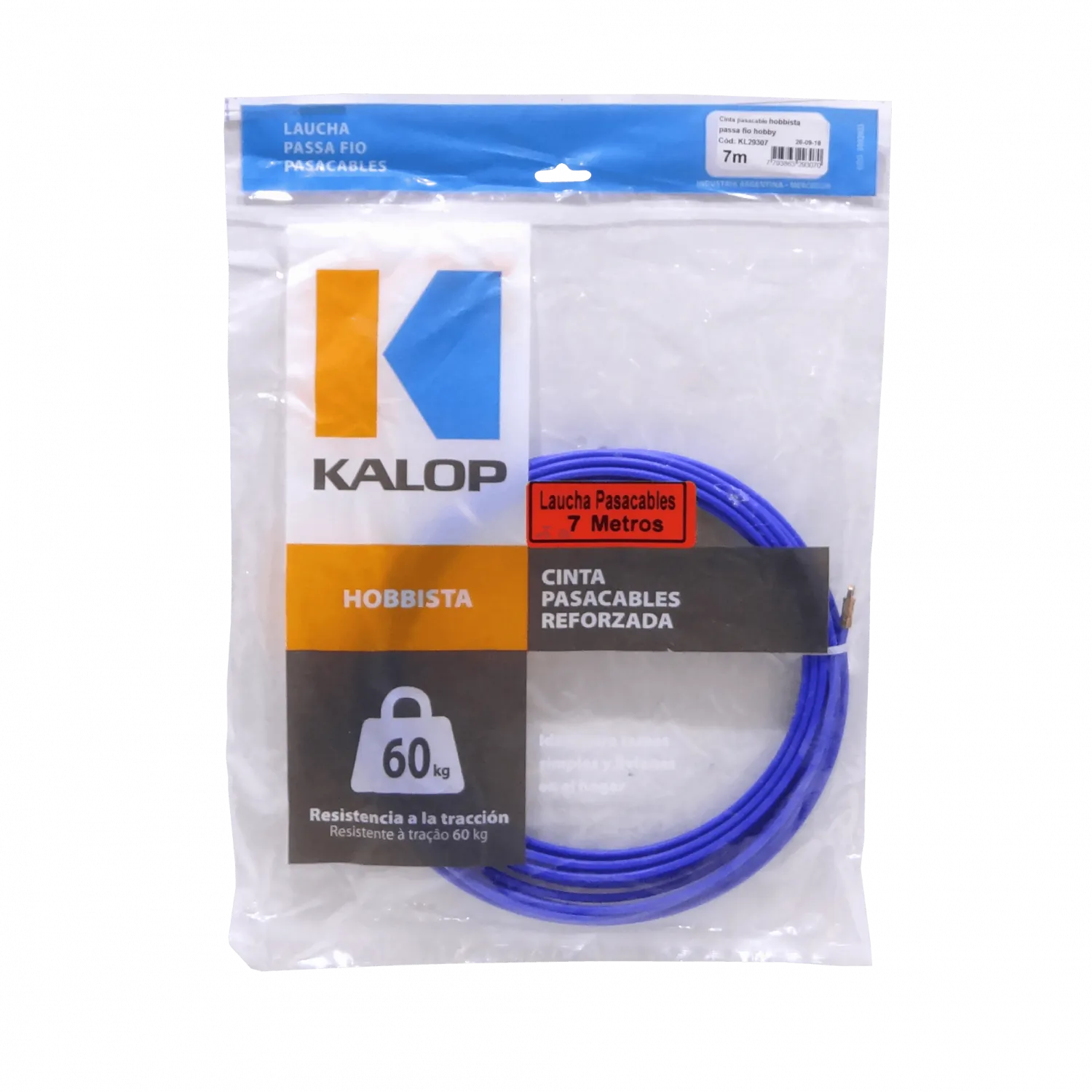 KALOP 7mt Cinta Plastica Pasacables 60Kg KL29307 1