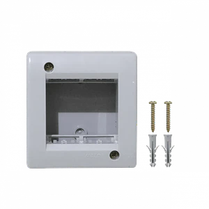 KALOP s/Tapa 2-Modulos Caja Gris IP40 2-Puestos Sigma KL42013