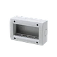 KALOP s/Tapa 4-Modulos Caja Gris IP40 4-Puestos Sigma KL42023 - Miniatura 1