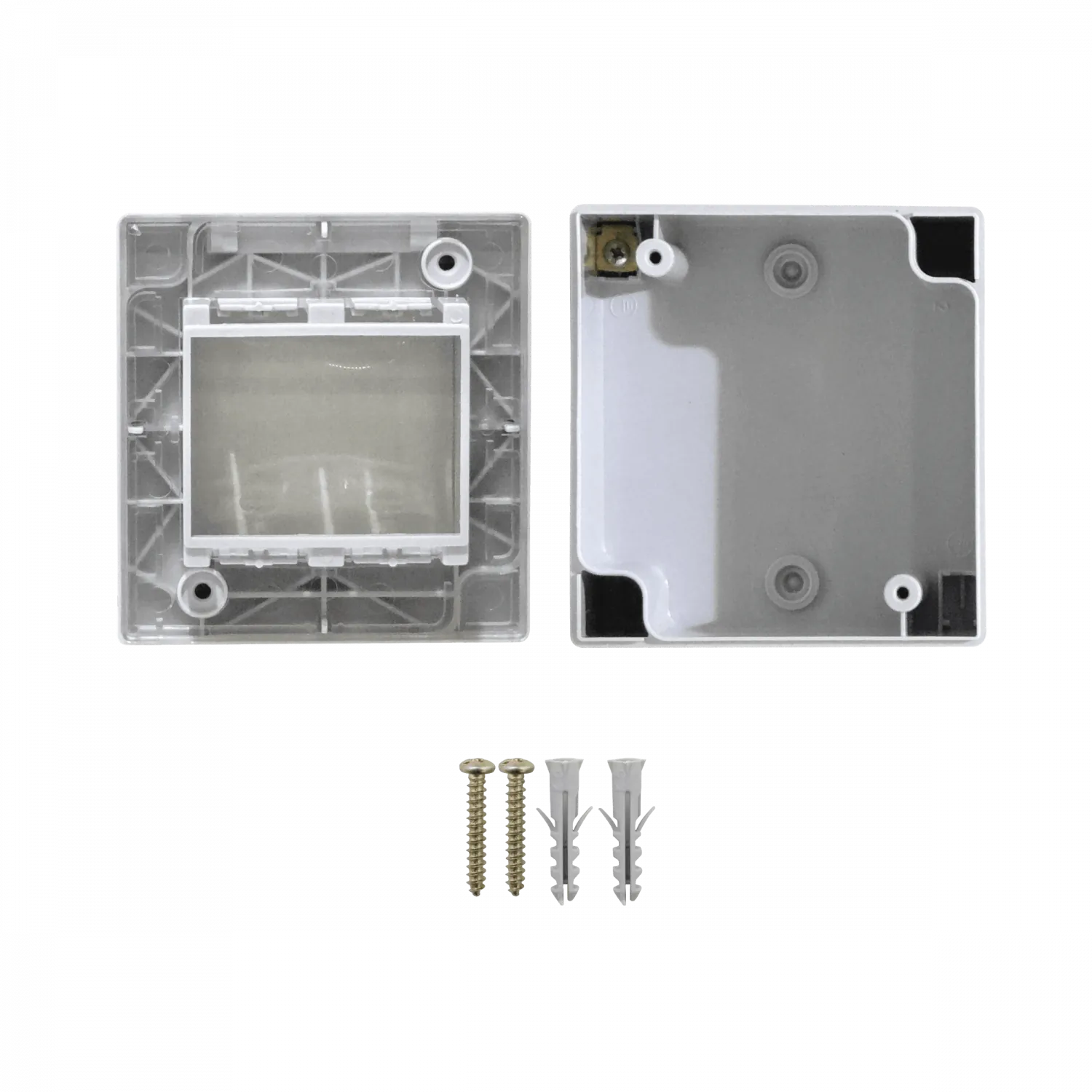 KALOP c/Tapa 2-Modulos Caja Gris IP55 2-Puestos Sigma KL42213 1