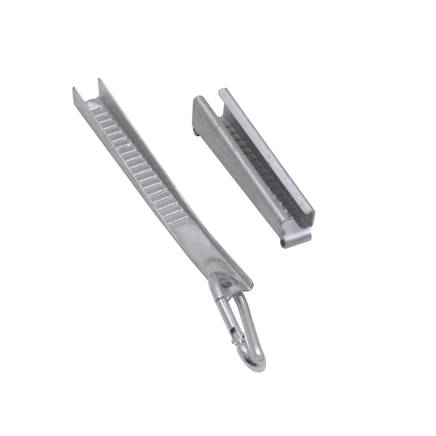 Gancho Metal 40x19x4mm Sujecion Metal 124x20x15mm p/Cable Fibra Drop 1