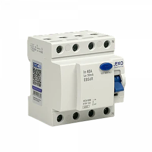LEXO 4x40A 4P 30mA Interruptor Diferencial BTDIN Proteccion RKN