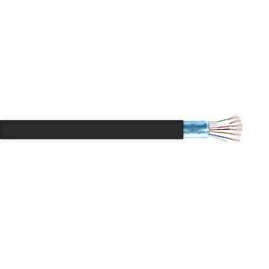 Cable Exterior Cat5e Ubiquiti F/UTP Negro 1m  