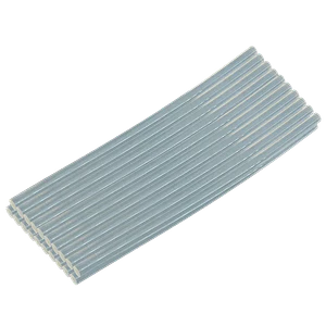 Barras 7mm x 20cm 20-unidades silicona transparente 9/32p Hot-Glue