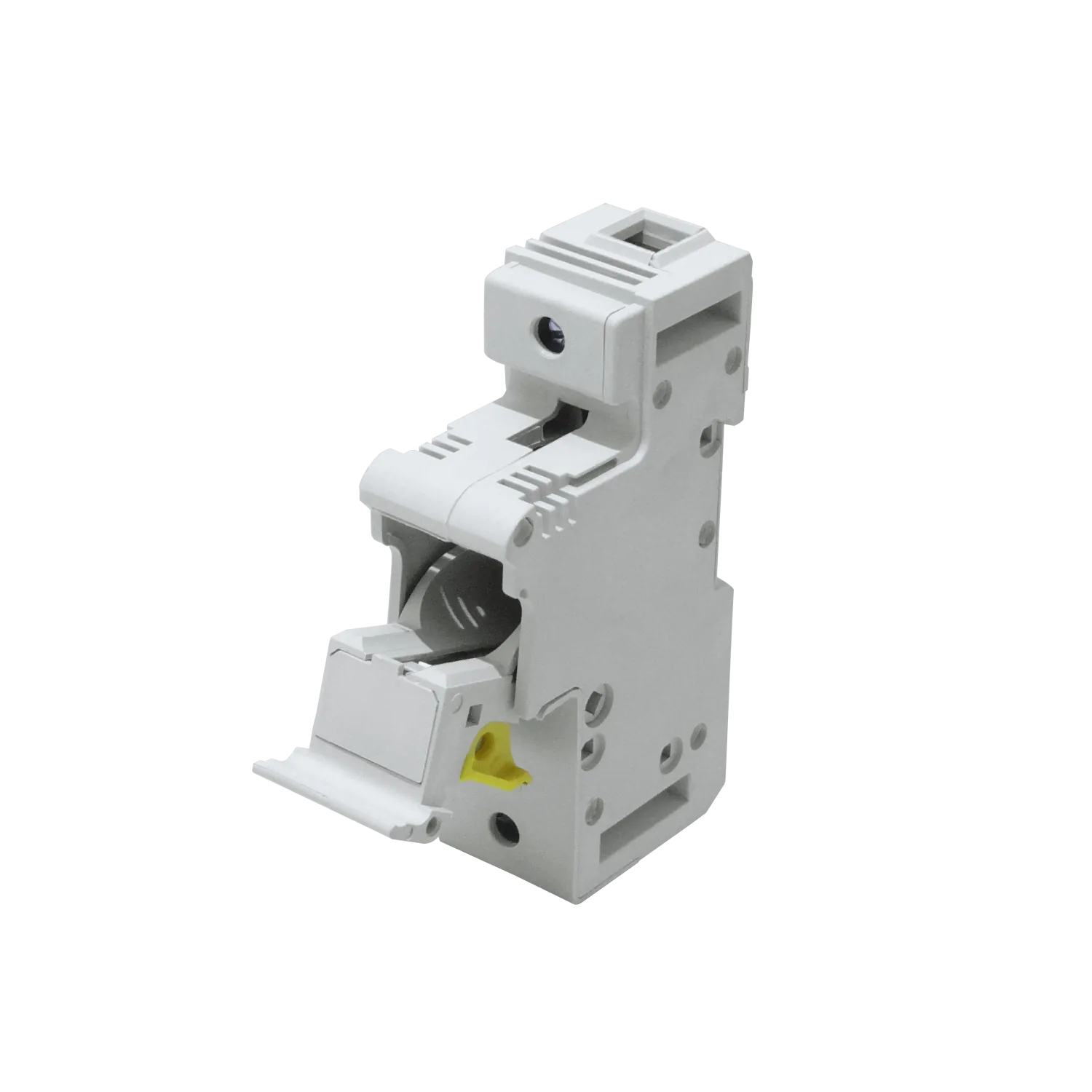 1x125A 22x58mm 690V Base p/Fusible Cilindrico en Riel Din RT18-125AM 1
