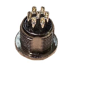 Conector GX12 Macho Volante de 7 Pines Soldable GX12MV-7