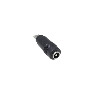 Adaptador USB-Micro-M Plug-5,5x2,1mm-Hembra Negro Largo-34mm