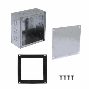 B22 Caja 200x200x100mm c/Tapa-205x205mm Zincada Metalica