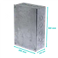 B23 Caja 300x200x100mm c/Tapa-305x205mm Zincada Metalica - Miniatura 1