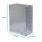 C34 Caja 400x300x150mm c/Tapa-405x305mm Zincada Metalica - Miniatura 1