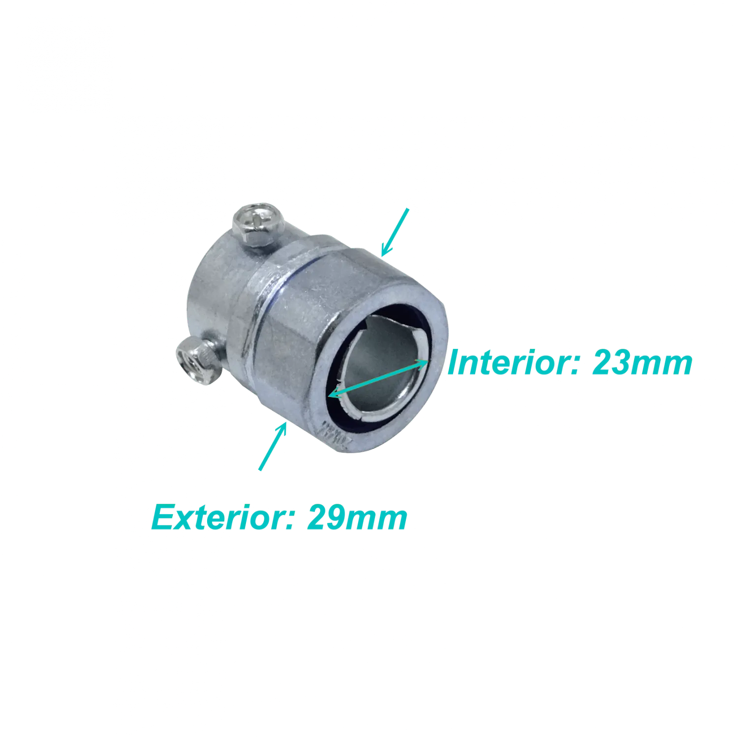20mm Union EMT a Flexible Conduit Adaptador Metalico 11-21/14mm 1