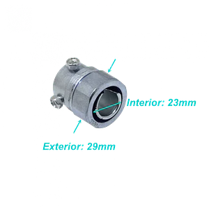 20mm Union EMT a Flexible Conduit Adaptador Metalico 11-21/14mm