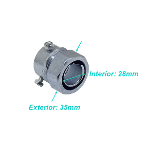 25mm Union EMT a Flexible Conduit Adaptador Metalico 15-27/19mm