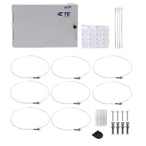 Caja de Empalme de Fibra Óptica con 8 Acopladores FC/UPC y Pigtails - CFM-8F
