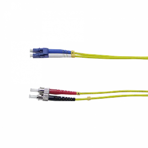 10mt LC-ST/UPC MonoModo SM Duplex Jumper Cable Fibra 9/125um 3mm LSZH