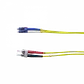 10mt LC-ST/UPC MonoModo SM Duplex Jumper Cable Fibra 9/125um 3mm LSZH - Miniatura 1