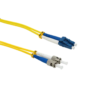 5mt LC-ST/UPC MonoModo SM Duplex Jumper Cable Fibra 9/125um 3mm LSZH