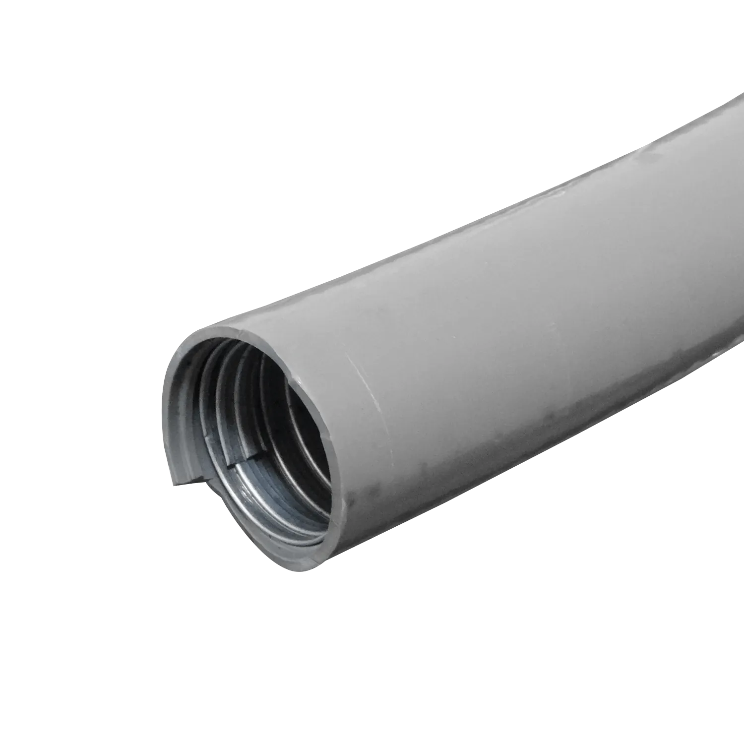 Conduit Metalico Cubierto-PVC Semi-Flex 2-Pulg 50mm Rollo-20mts  1