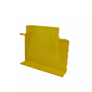Derivacion Horizontal Tee Amarilla PC+ABS LSZH Macho 360x100mm 