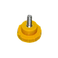 Tornillo M5 Rueda Amarilla PC+ABS LSZH para CC-120 CC-240 CC-360 - Miniatura 1