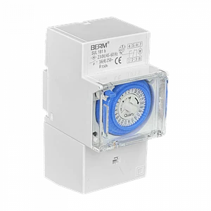 Riel-Din Temporizador Mecanico 220VAC 16A 50-60Hz 3500W 24hrs SUL 181h