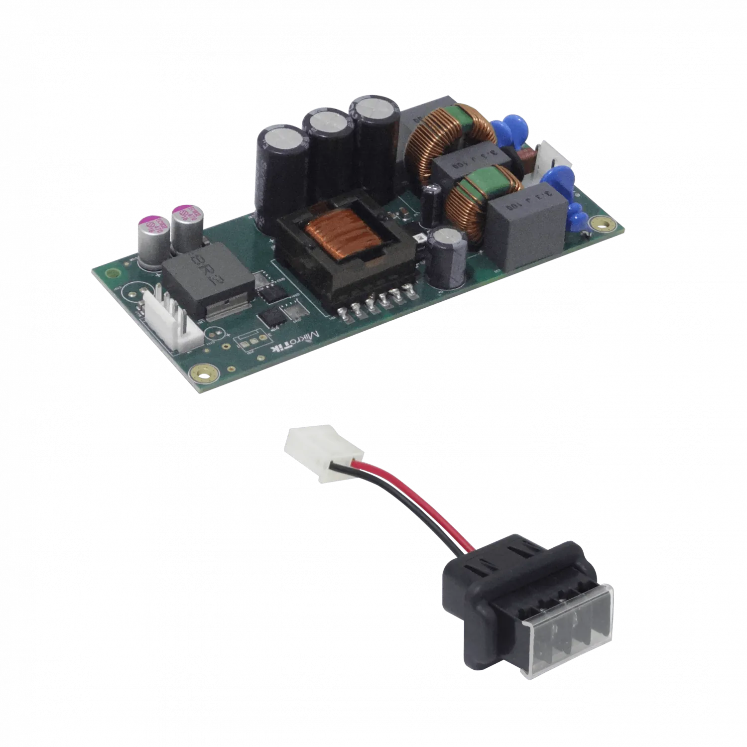 Fuente de Poder MikroTik PW48V-12V85W - ±48V DC a 12V 7A para Routers CCR y CRS 1