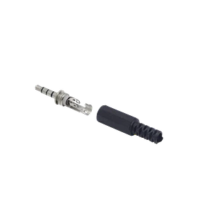 Conector de Audio/Video 3,5mm 4-Pines Macho Soldable Phone 1/8