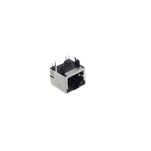 PCB RJ45 Hembra para Circuito Impreso F/UTP 8P8C 2-LED Soldable