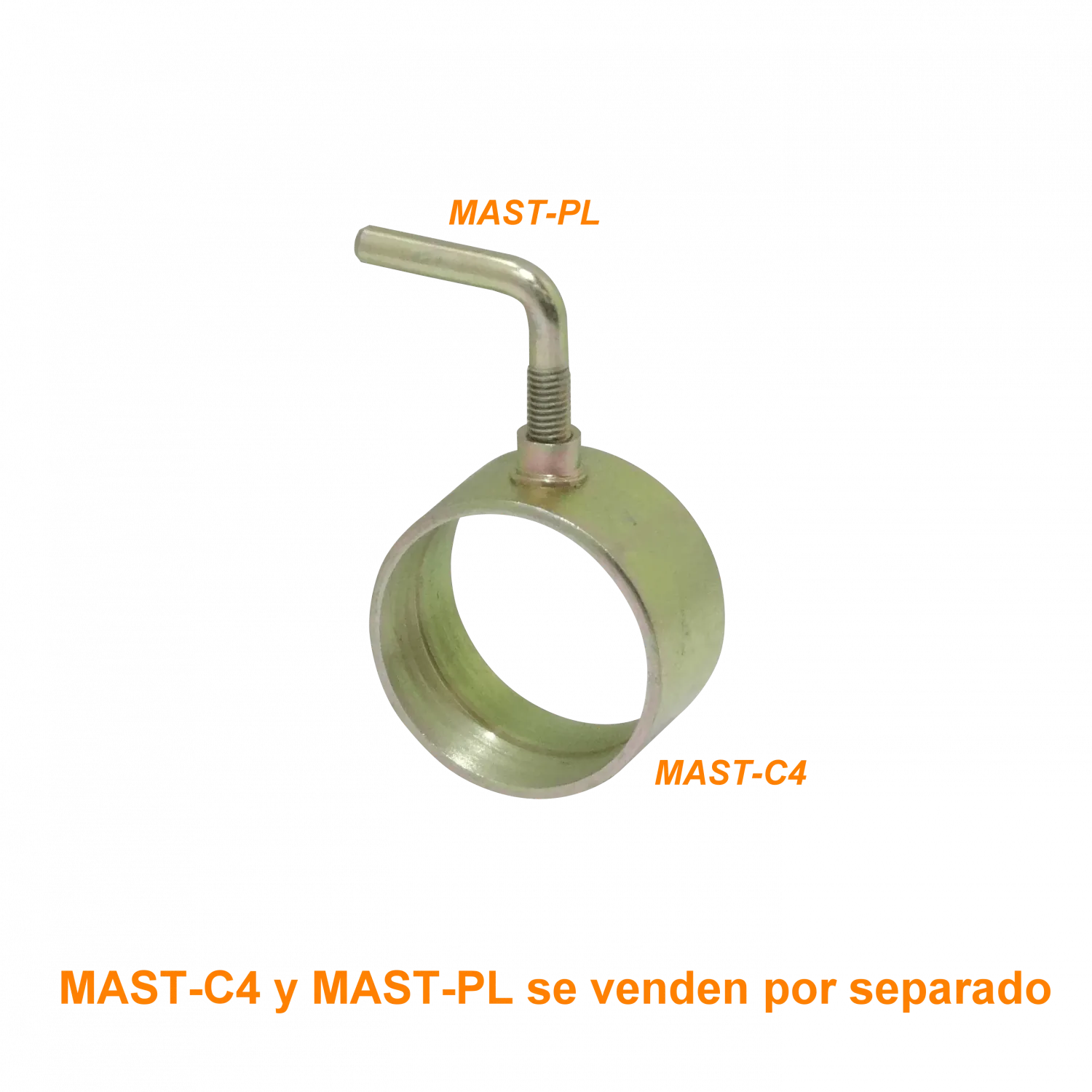 Base para tubo de 51mm req/MAST-PL Fijacion Mastil Telescopico 1